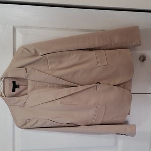 Khaki brushed cotton AnnTaylor suit. This has never been worn!!